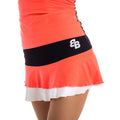 Belen Berbel Skirt Pita - Coral/Navi/White