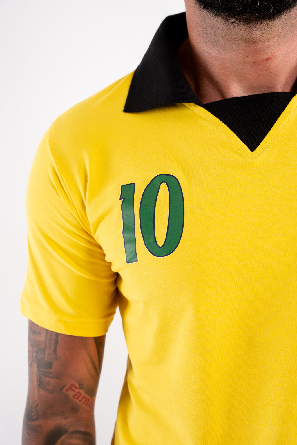 T-shirt Vintage Brazil A Selecao - Yellow