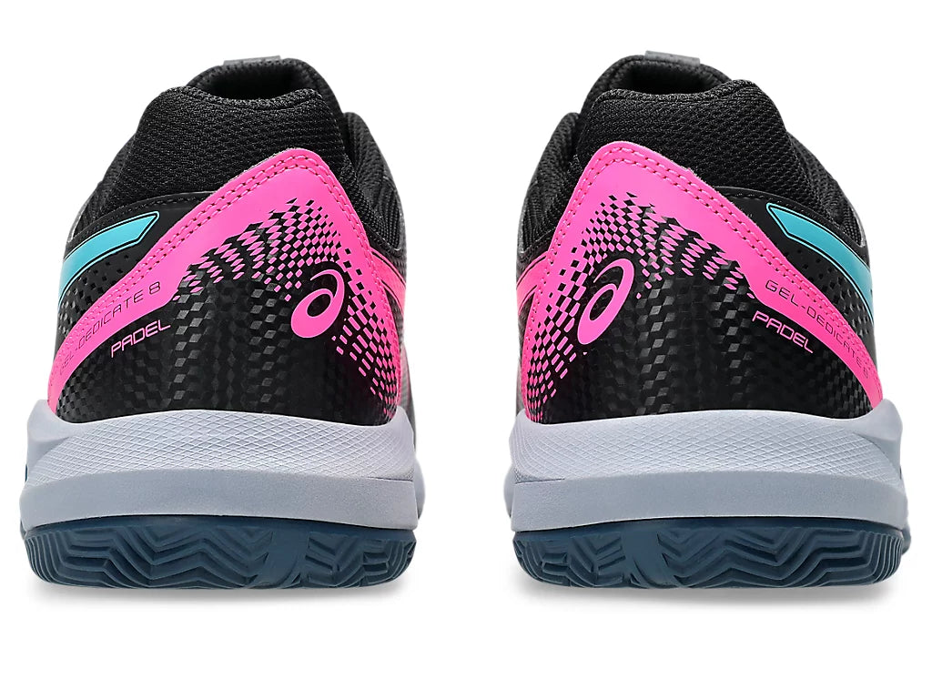 Asics Shoes Gel Dedicate 8 Padel - Black/Energy Aqua