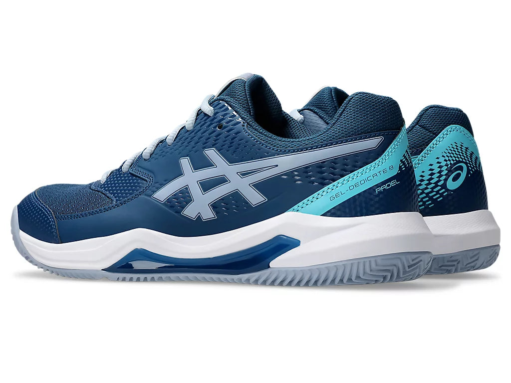 Asics Shoes Gel Dedicate 8 Padel - Mako Blue/Grey Blue