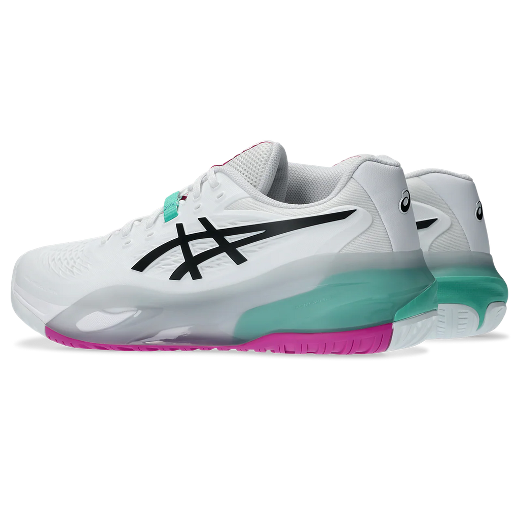 Asics Shoes Gel Resolution X - White / Aurora Green