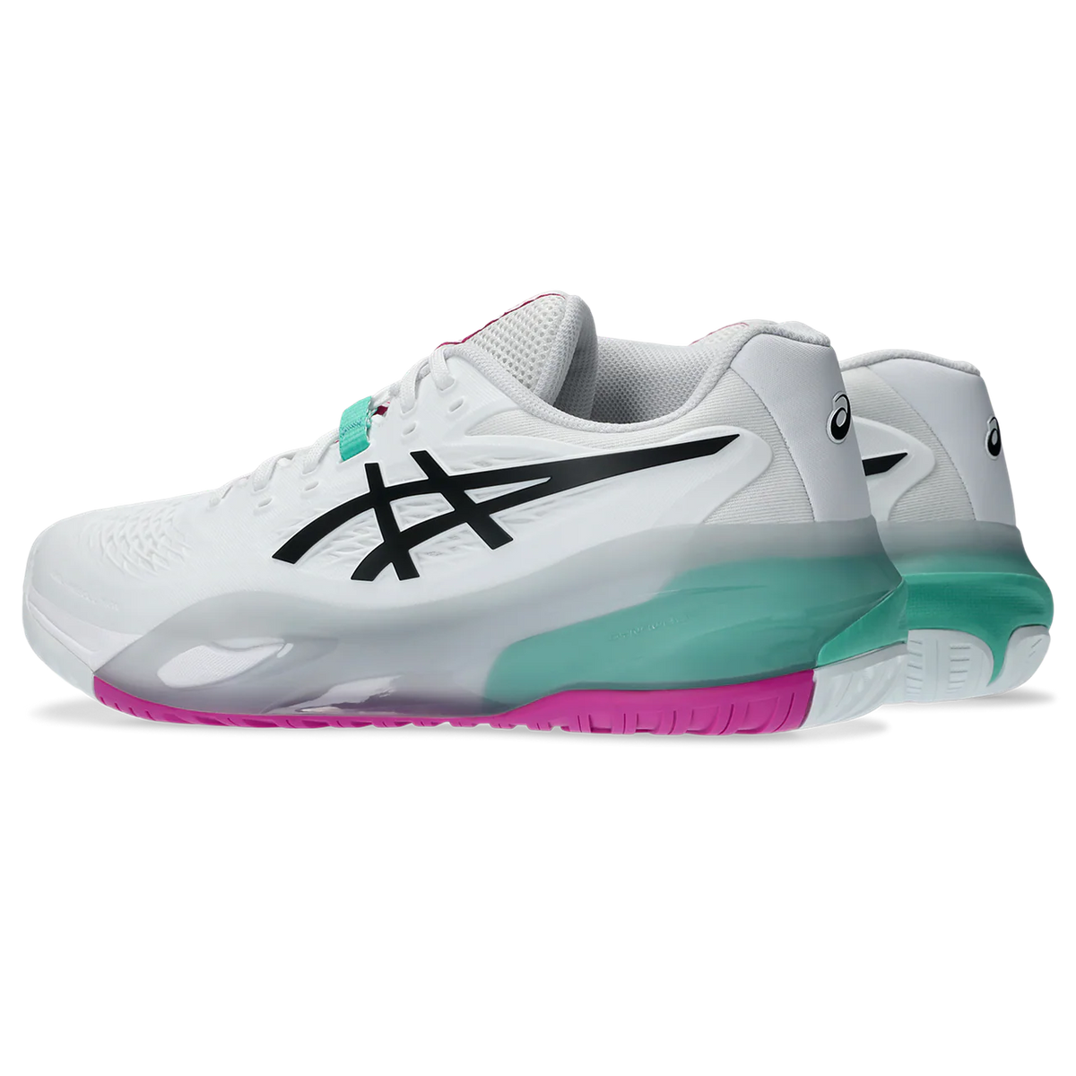 Asics Shoes Gel Resolution X - White / Aurora Green