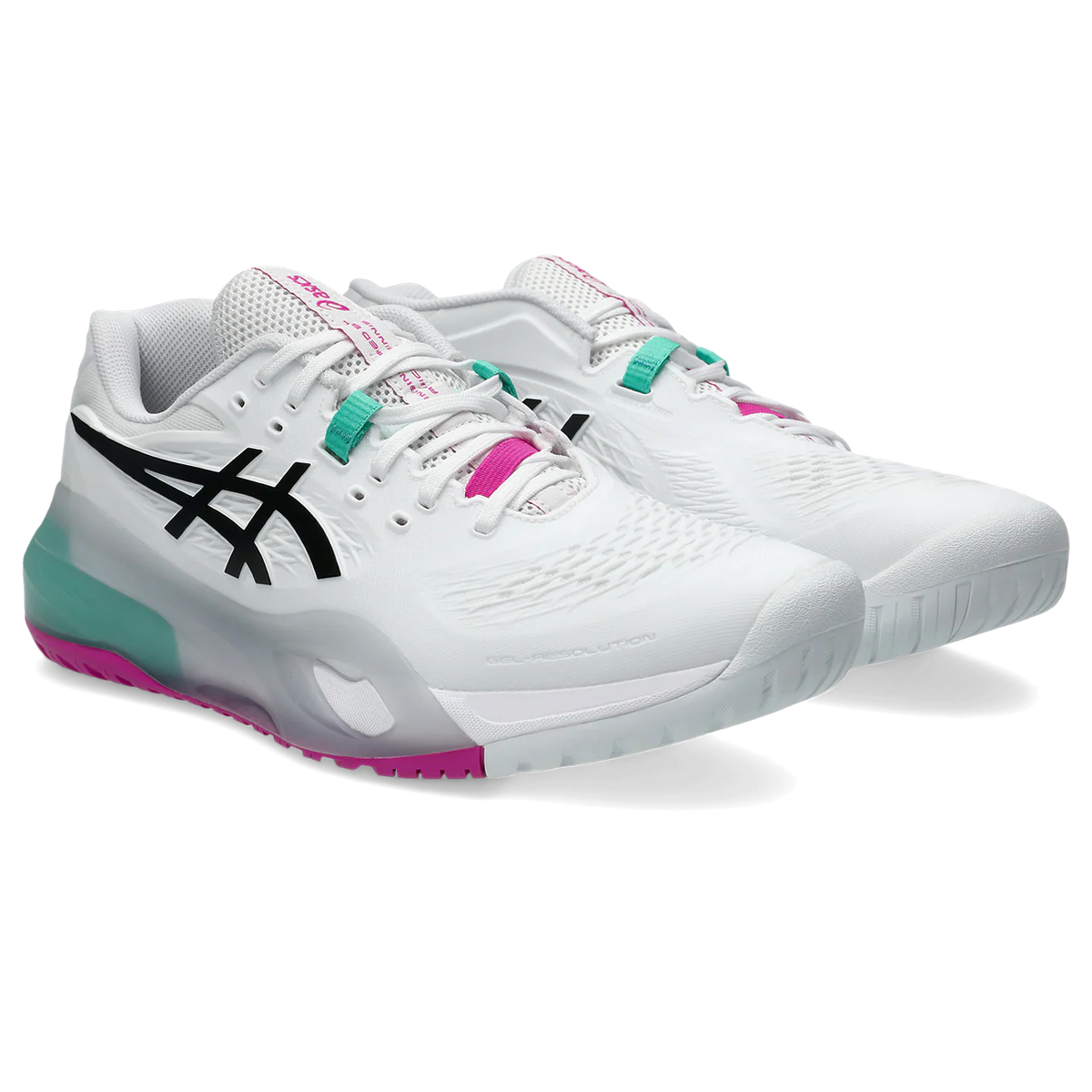 Asics Shoes Gel Resolution X - White / Aurora Green