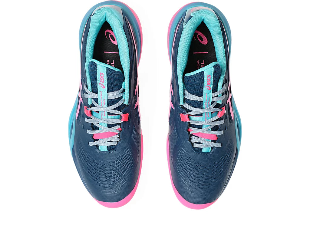 Asics Shoes Gel Resolution X Padel - Mako Blue/Hot Pink