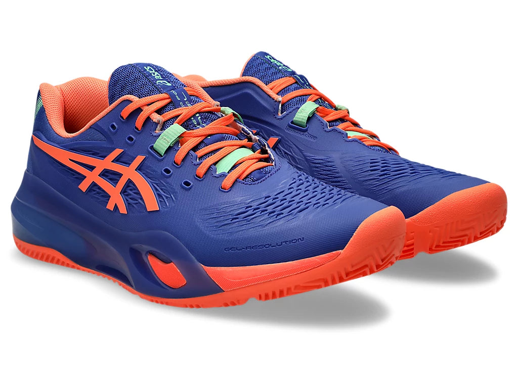 Asics Shoes Gel Resolution X Padel - Dark Cobalt / Vivid Coral
