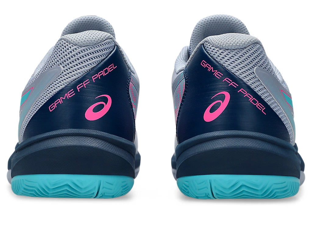 Asics Shoes Game FF Padel - Grey Blue/ Energy Aqua