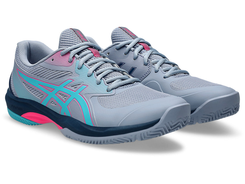 Asics Shoes Game FF Padel - Grey Blue/ Energy Aqua