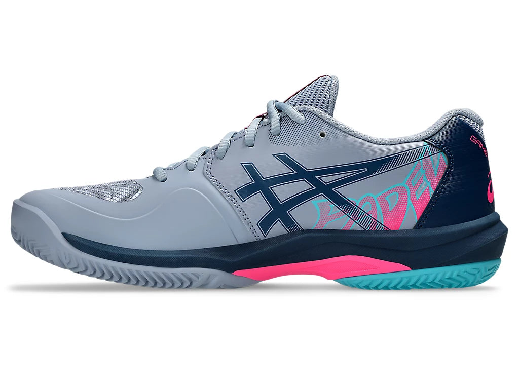 Asics Shoes Game FF Padel - Grey Blue/ Energy Aqua