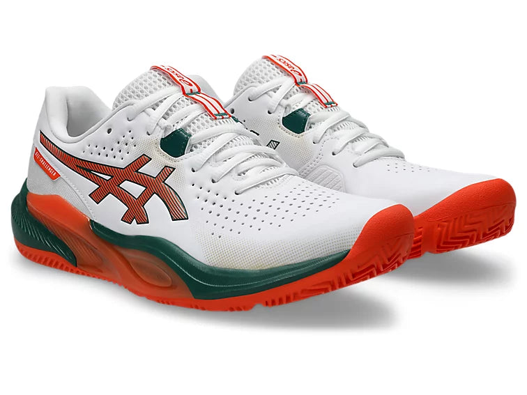 Asics Shoes Gel Challenger 15 Padel 2026 - White/Energy Orange