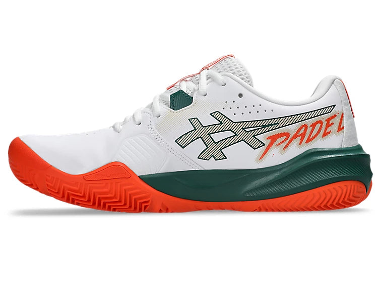 Asics Shoes Gel Challenger 15 Padel 2026 - White/Energy Orange