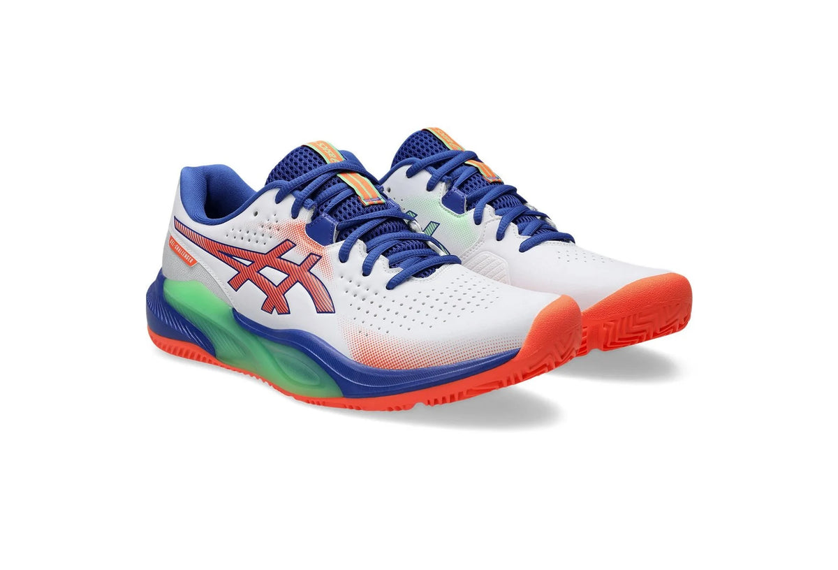 Asics Shoes Gel Challenger 15 Padel - White / Vivid Coral