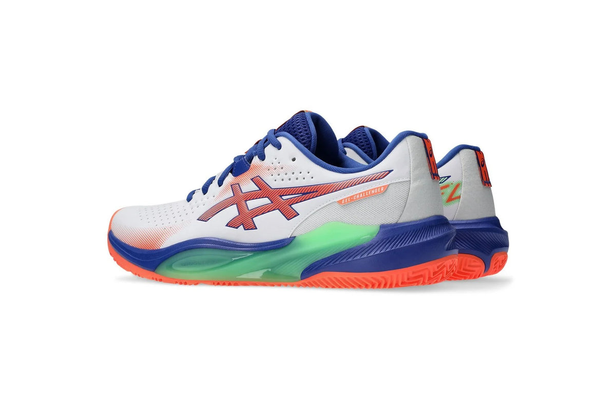 Asics Shoes Gel Challenger 15 Padel - White / Vivid Coral