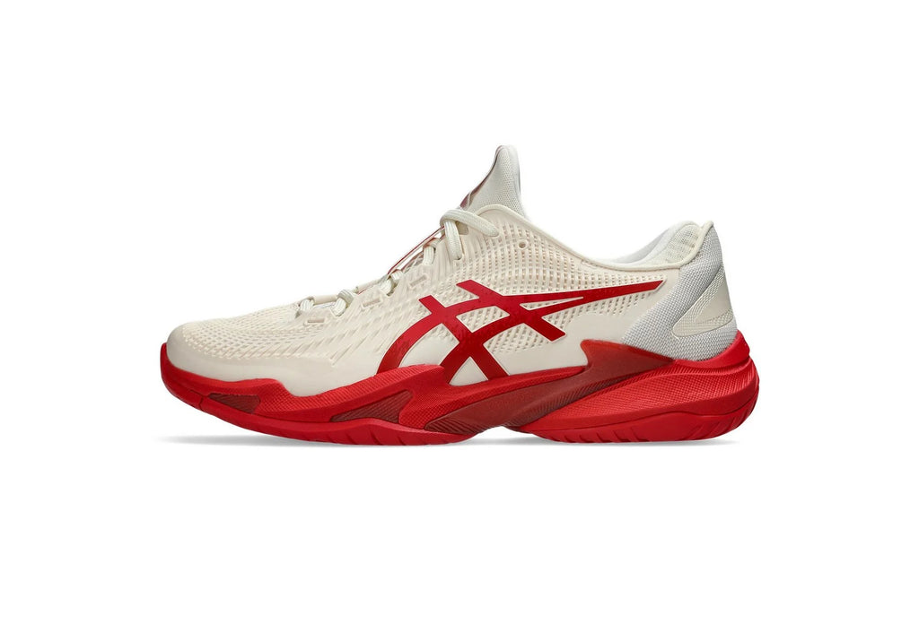 Asics Shoes Court FF 3 Novak - Cream / Classic Red