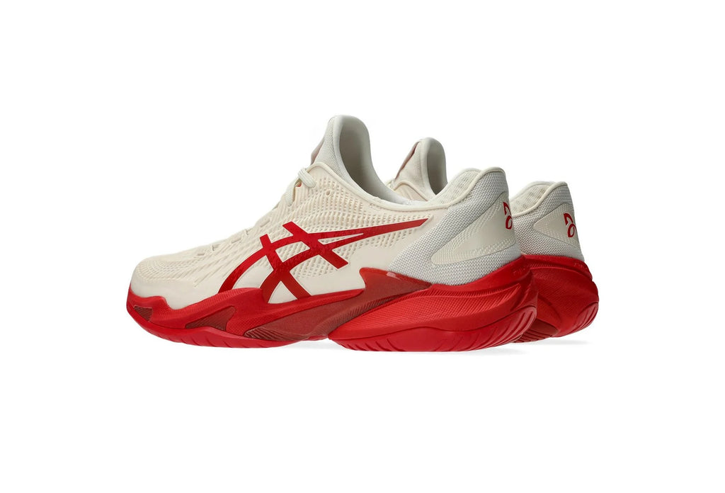 Asics Shoes Court FF 3 Novak - Cream / Classic Red