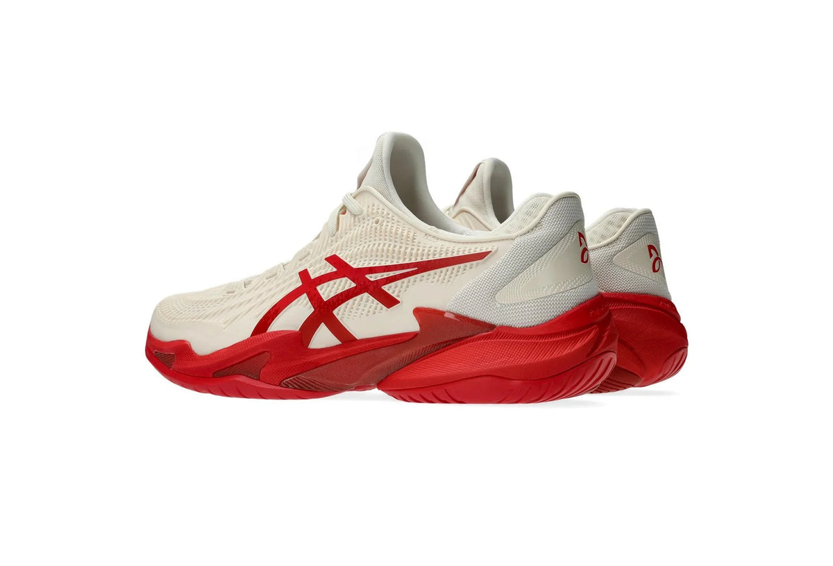 Asics Shoes Court FF 3 Novak - Cream / Classic Red