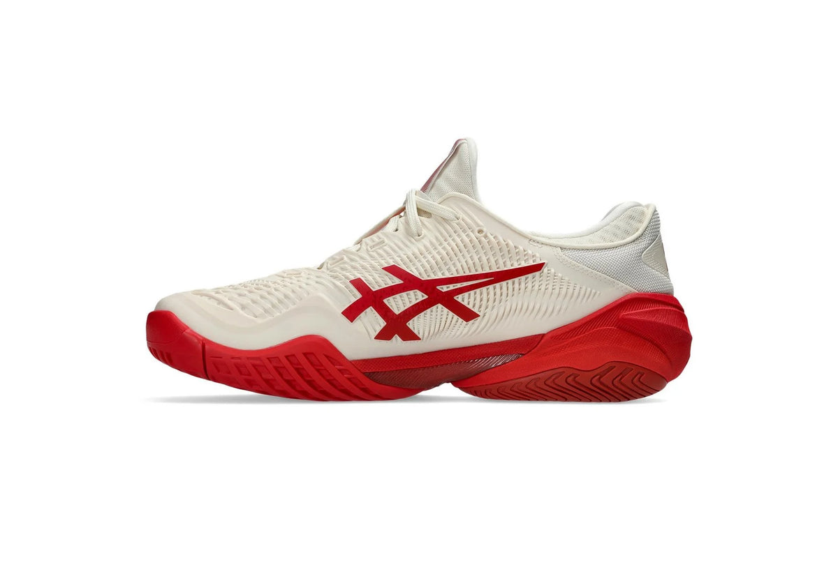 Asics Shoes Court FF 3 Novak - Cream / Classic Red