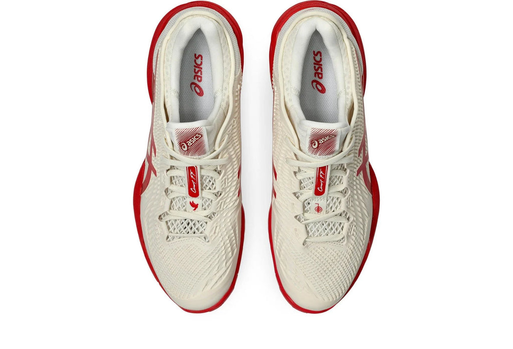 Asics Shoes Court FF 3 Novak - Cream / Classic Red
