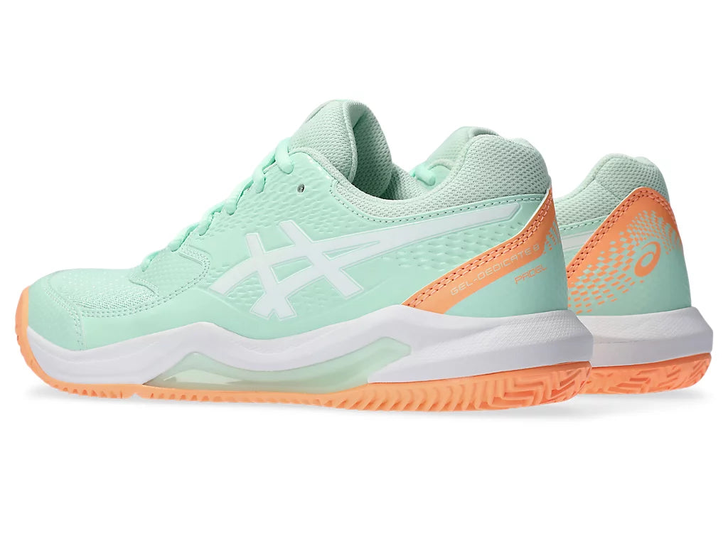 Asics Shoes Gel Dedicate 8 Padel Woman - Mint/White
