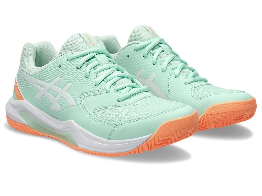 Asics Shoes Gel Dedicate 8 Padel Woman - Mint/White