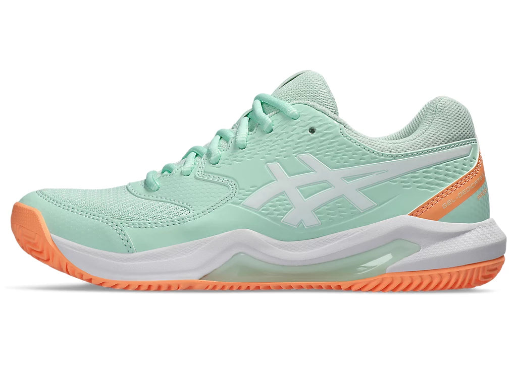 Asics Shoes Gel Dedicate 8 Padel Woman - Mint/White