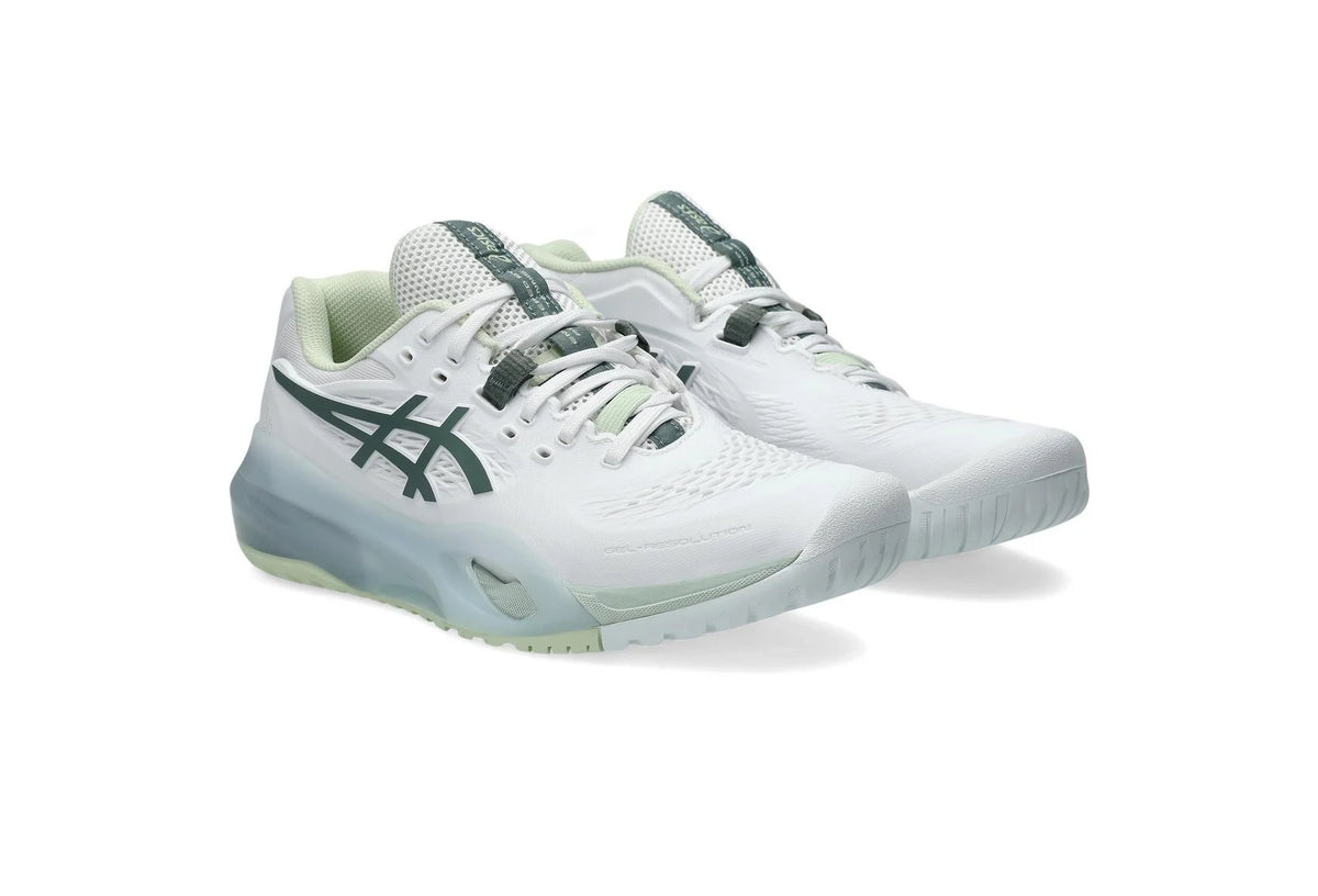 Asics Shoes Gel Resolution X - White / Monument Blue
