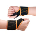 Wrist Support with Thumb Loop - Neon Orange