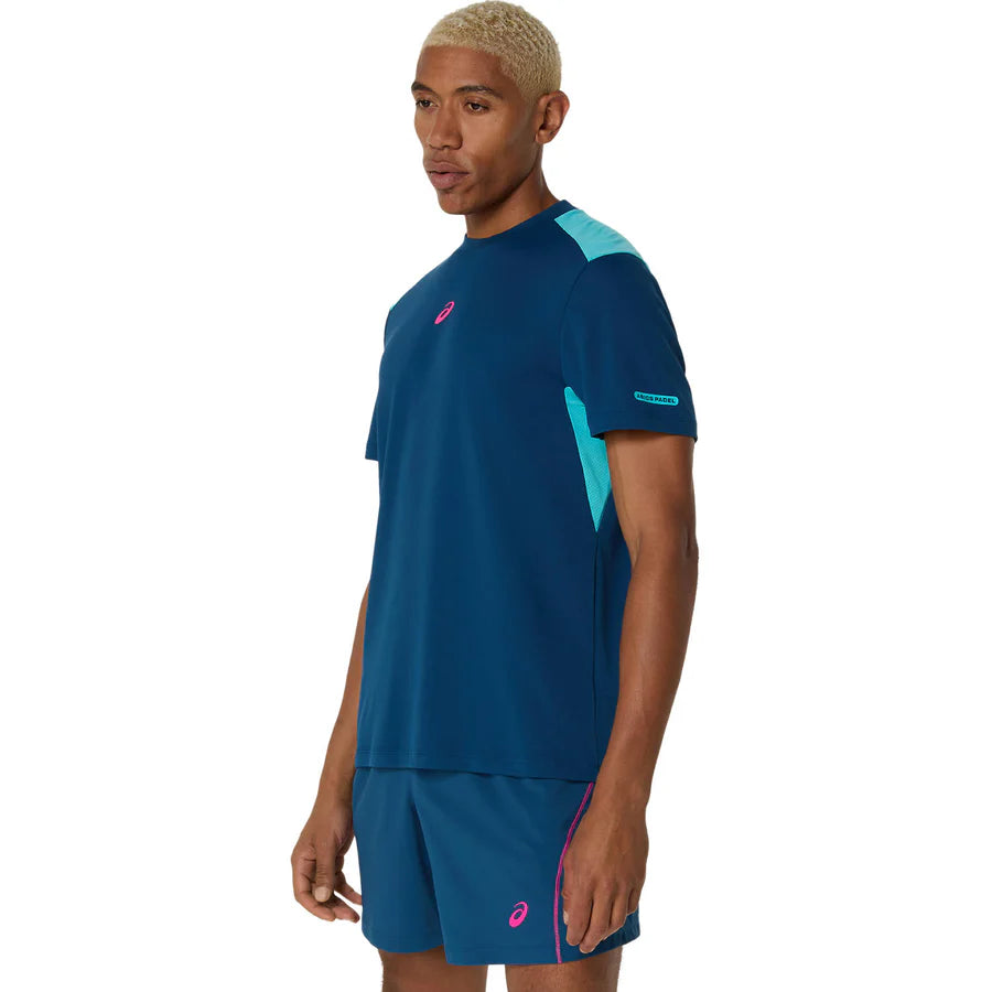 Asics T-shirt Padel Court SS - Mako Blue