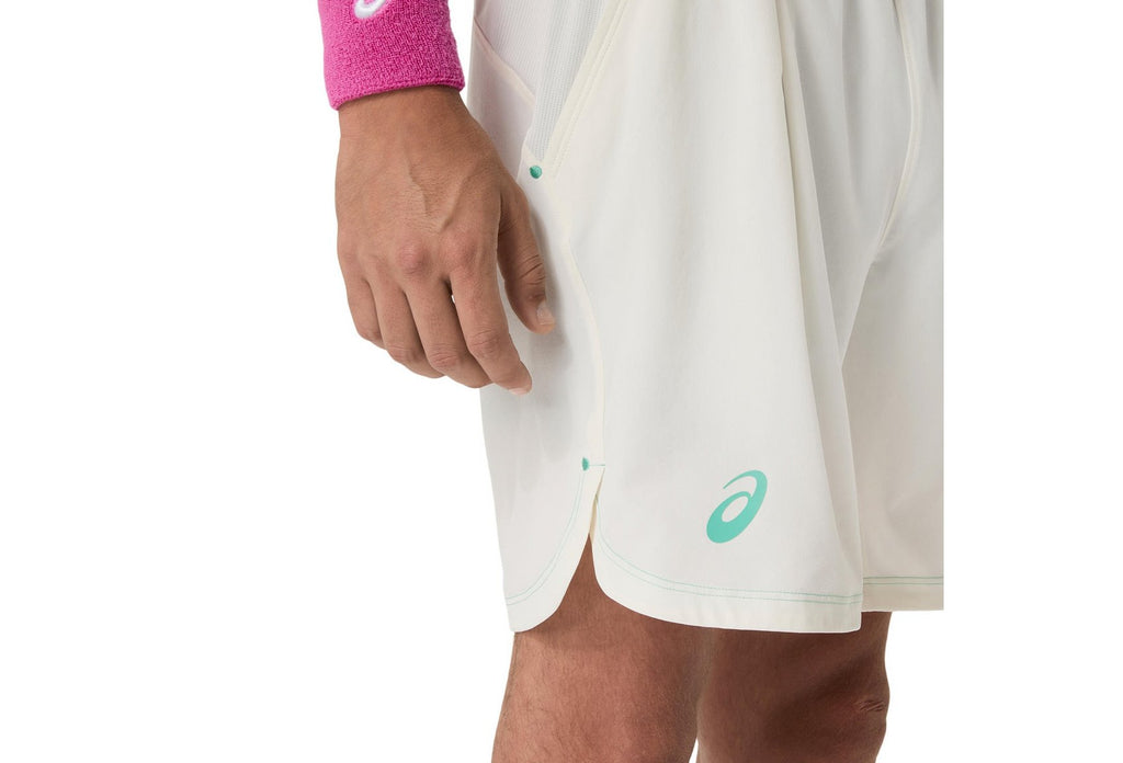 Asics Shorts Game 7IN - Cream / Saba Blue