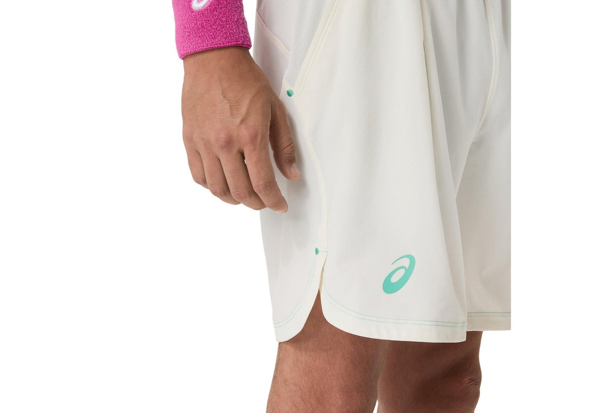 Asics Shorts Game 7IN - Cream / Saba Blue