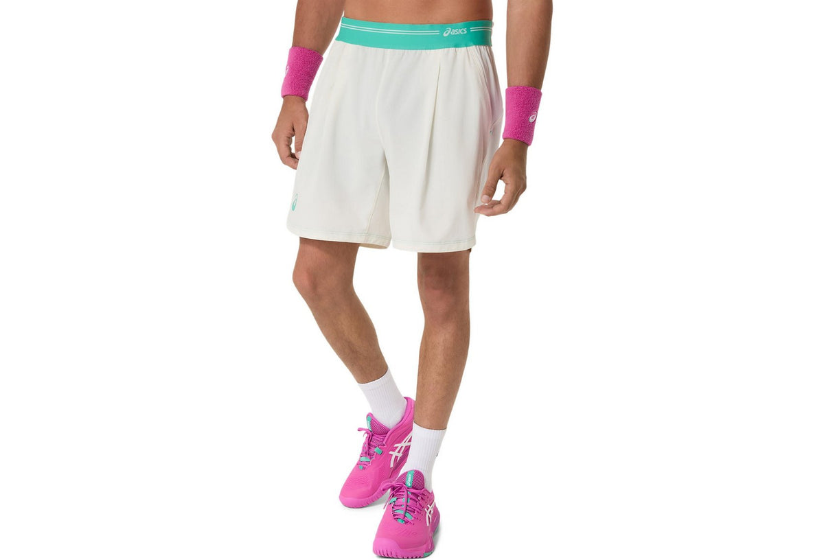 Asics Shorts Game 7IN - Cream / Saba Blue
