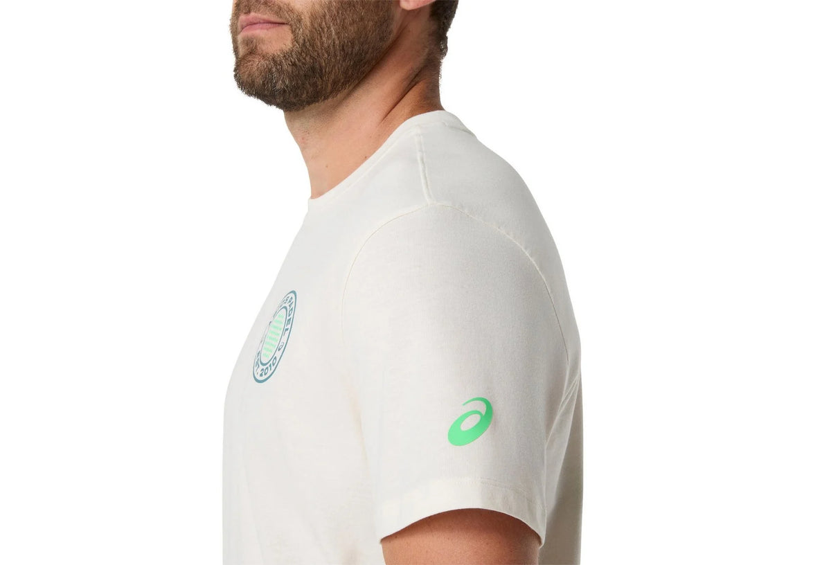 Asics T-Shirt Padel Court Graphic SS - Cream
