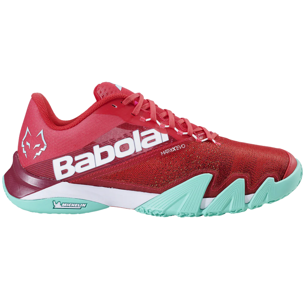 Babolat Shoes Jet Premura 2 by Juan Lebron - Red/Electric Green