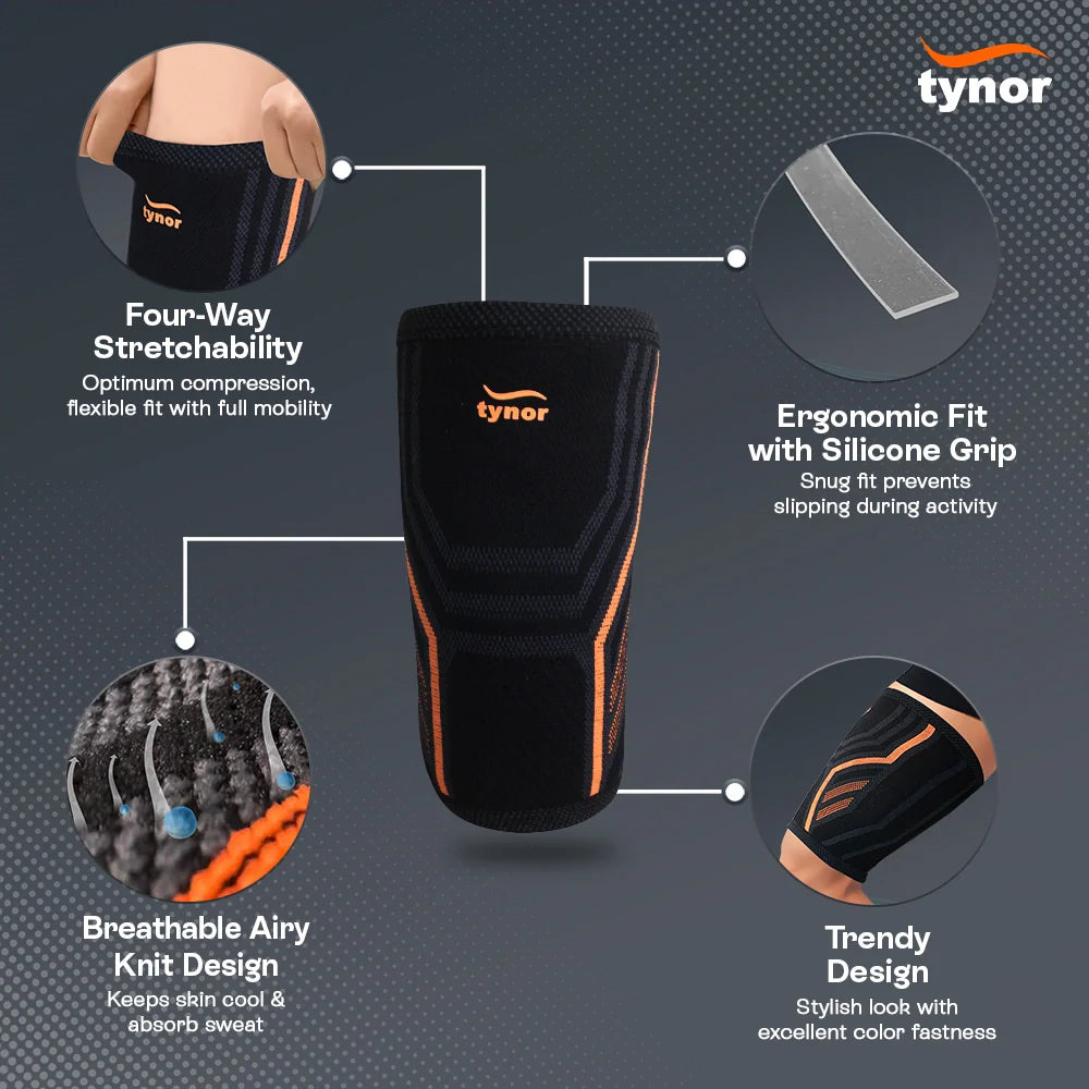Thigh Support Air Pro - Black/Orange