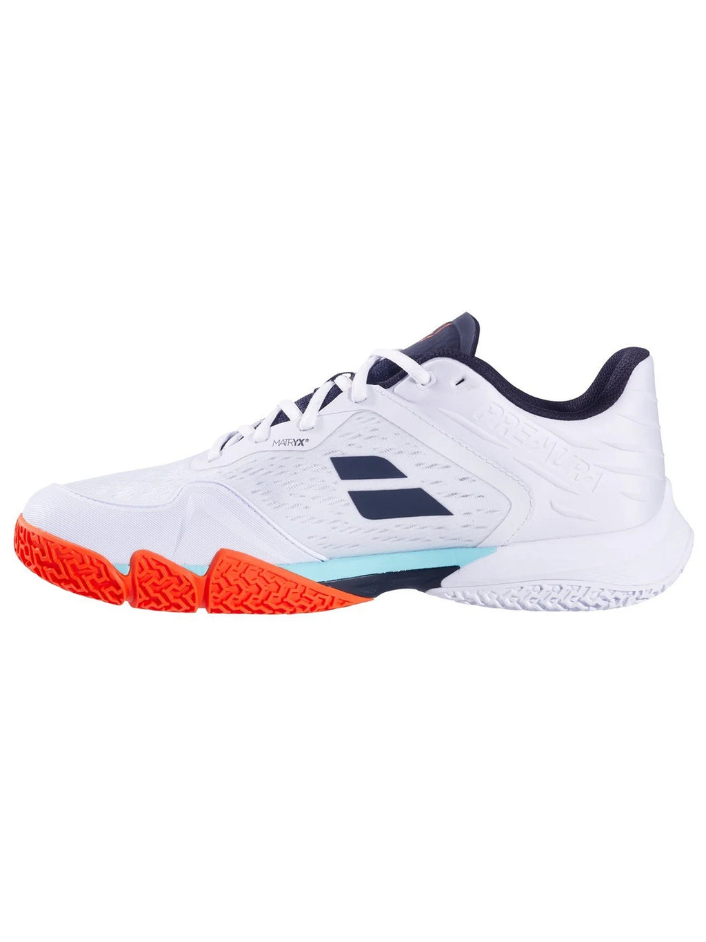 Babolat Shoes Jet Premura 3 by Juan Lebron - White/Orange