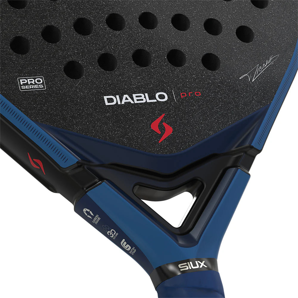 Siux Diablo Revolution Pro Night 2026 - Blue - Padel Racket