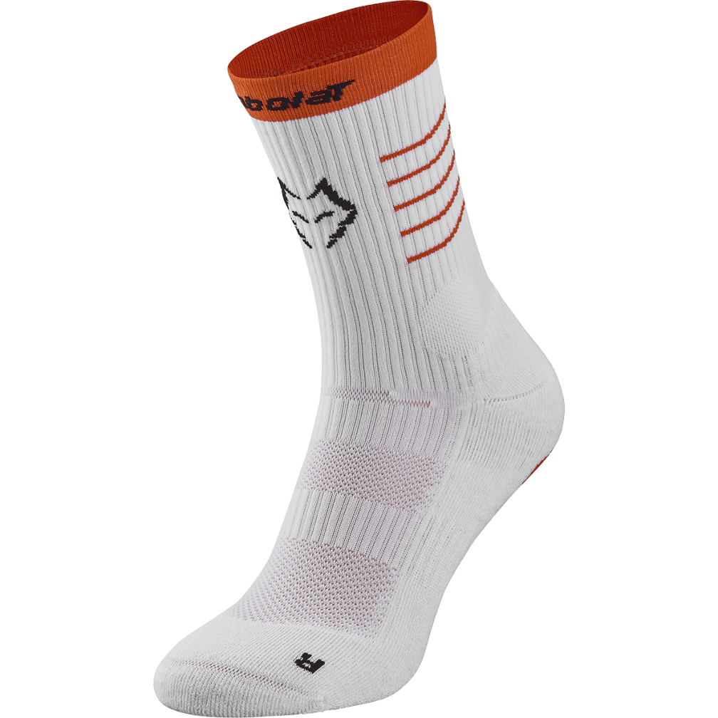 Babolat Socks Mid Calf - Juan Lebron - White / Orange