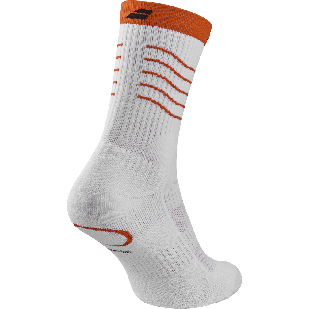Babolat Socks Mid Calf - Juan Lebron - White / Orange