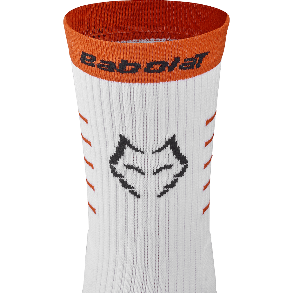 Babolat Socks Mid Calf - Juan Lebron - White / Orange