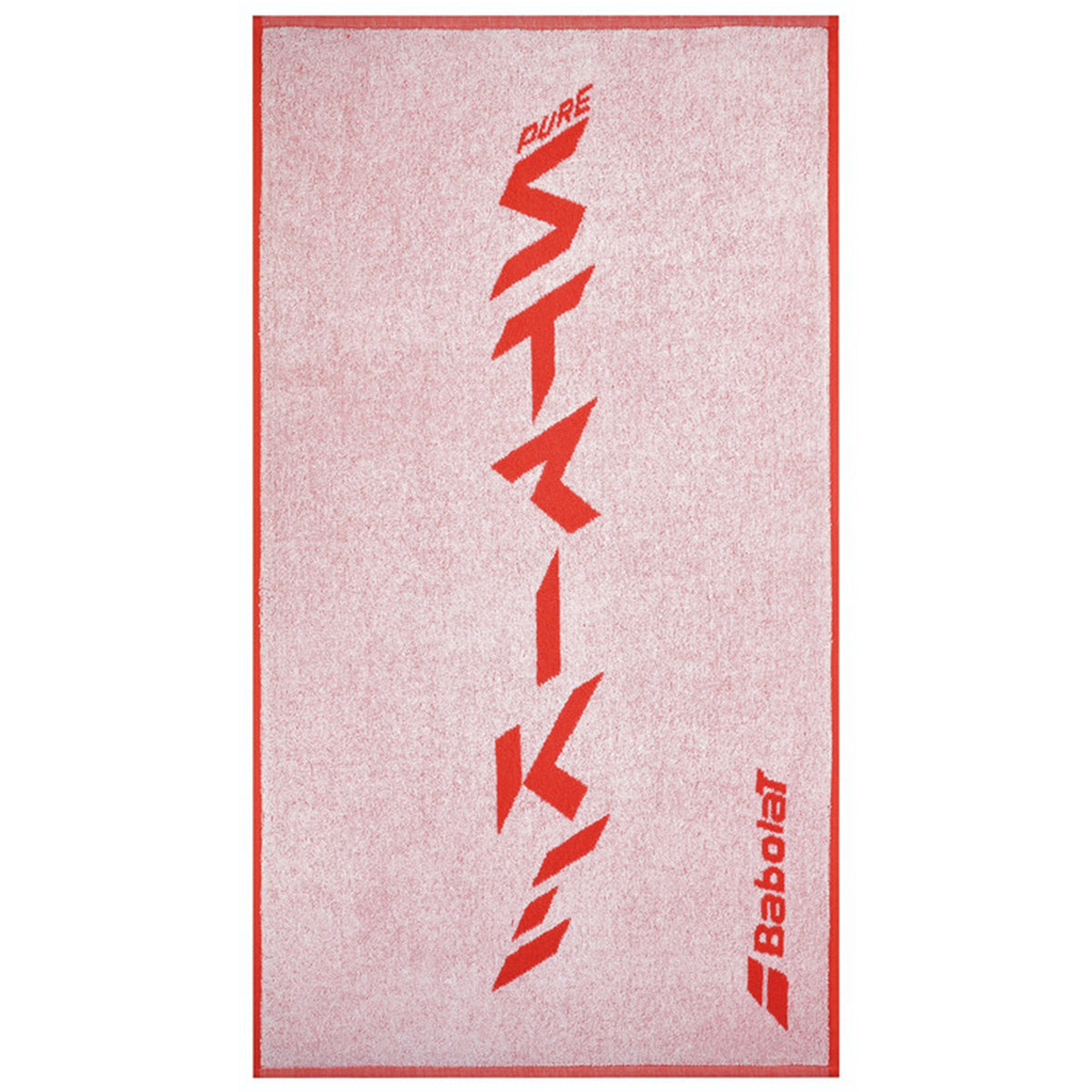 Babolat Towel - White/Strike Red