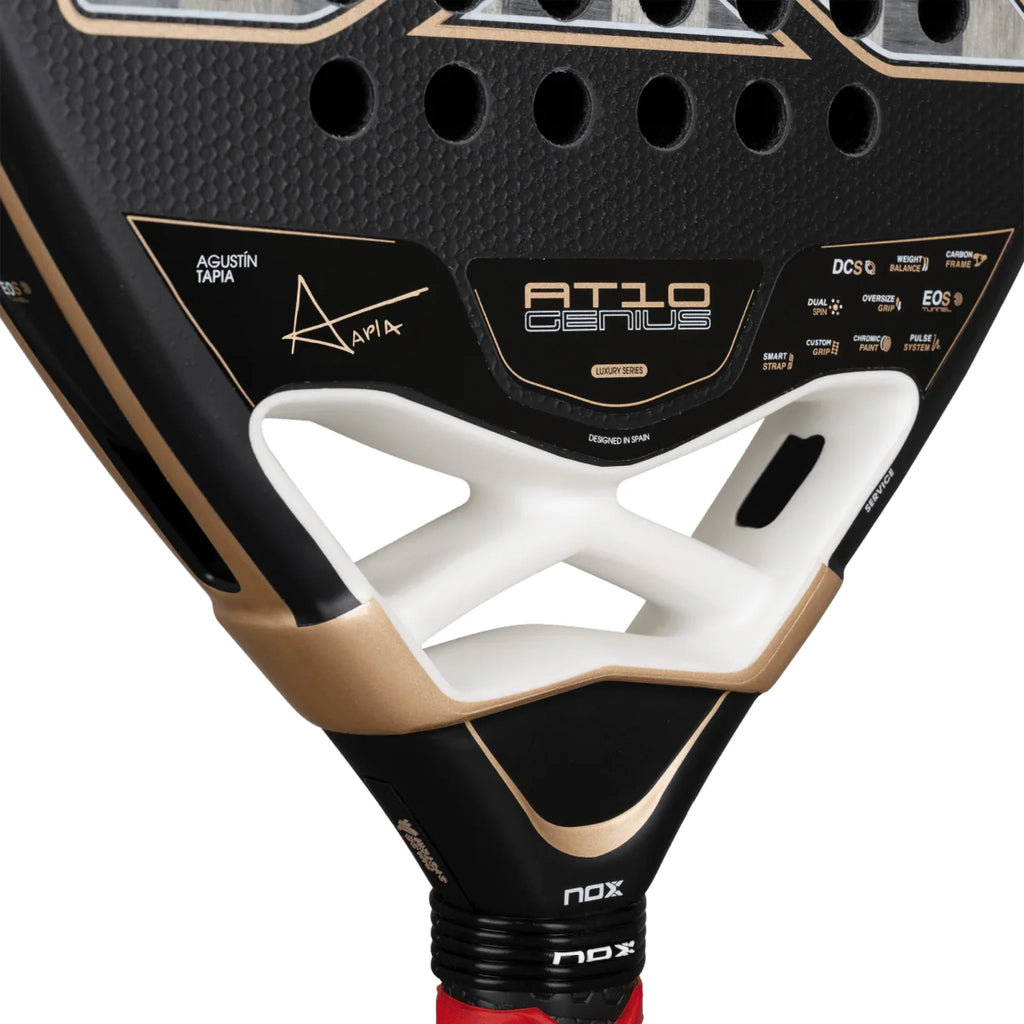 Nox AT10 Luxury Genius 18K Alum 2026 by Agustin Tapia - Padel Racket