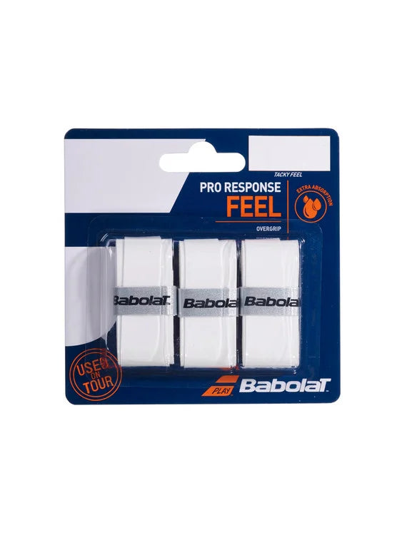 Babolat Overgrip Pro Response X3 - White