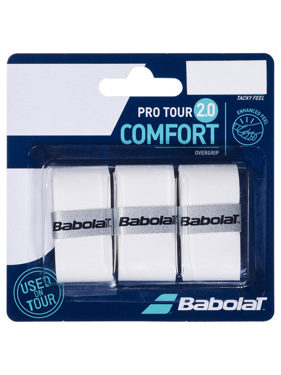 Babolat Overgrip Pro Tour 2.0 X3 - White