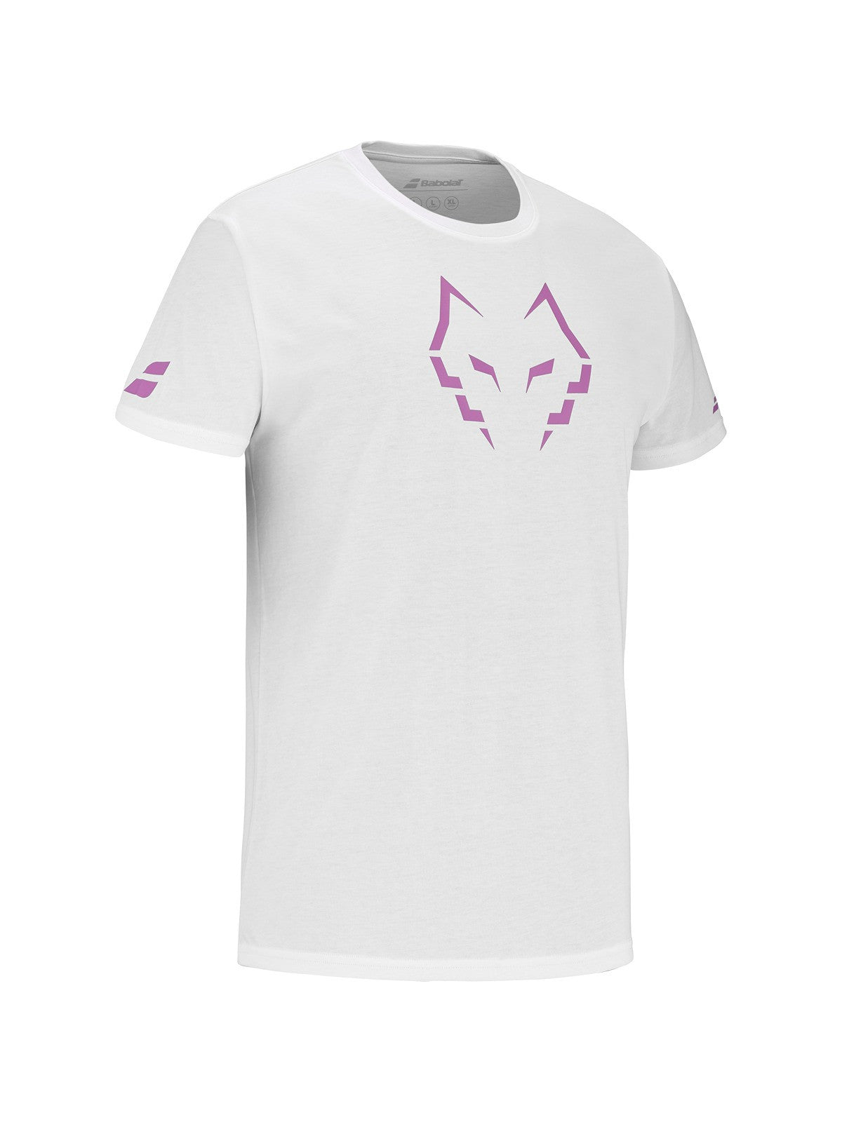 Babolat T-shirt Cotton Tee Lebron - White / Pink