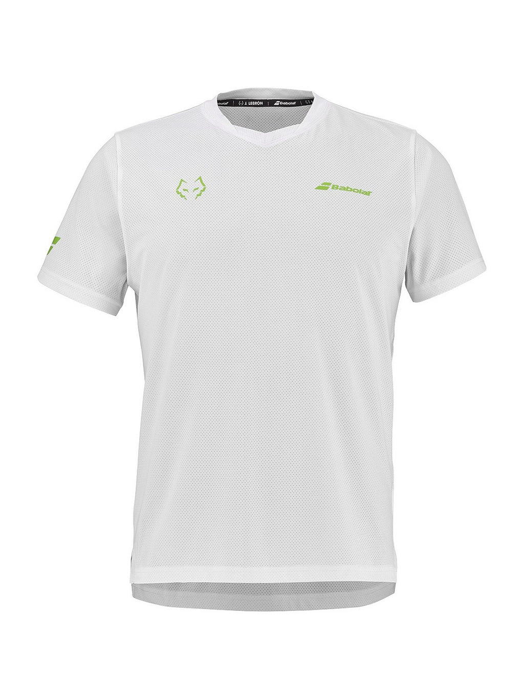 Babolat T-shirt Crew Neck Tee Juan Lebron - White