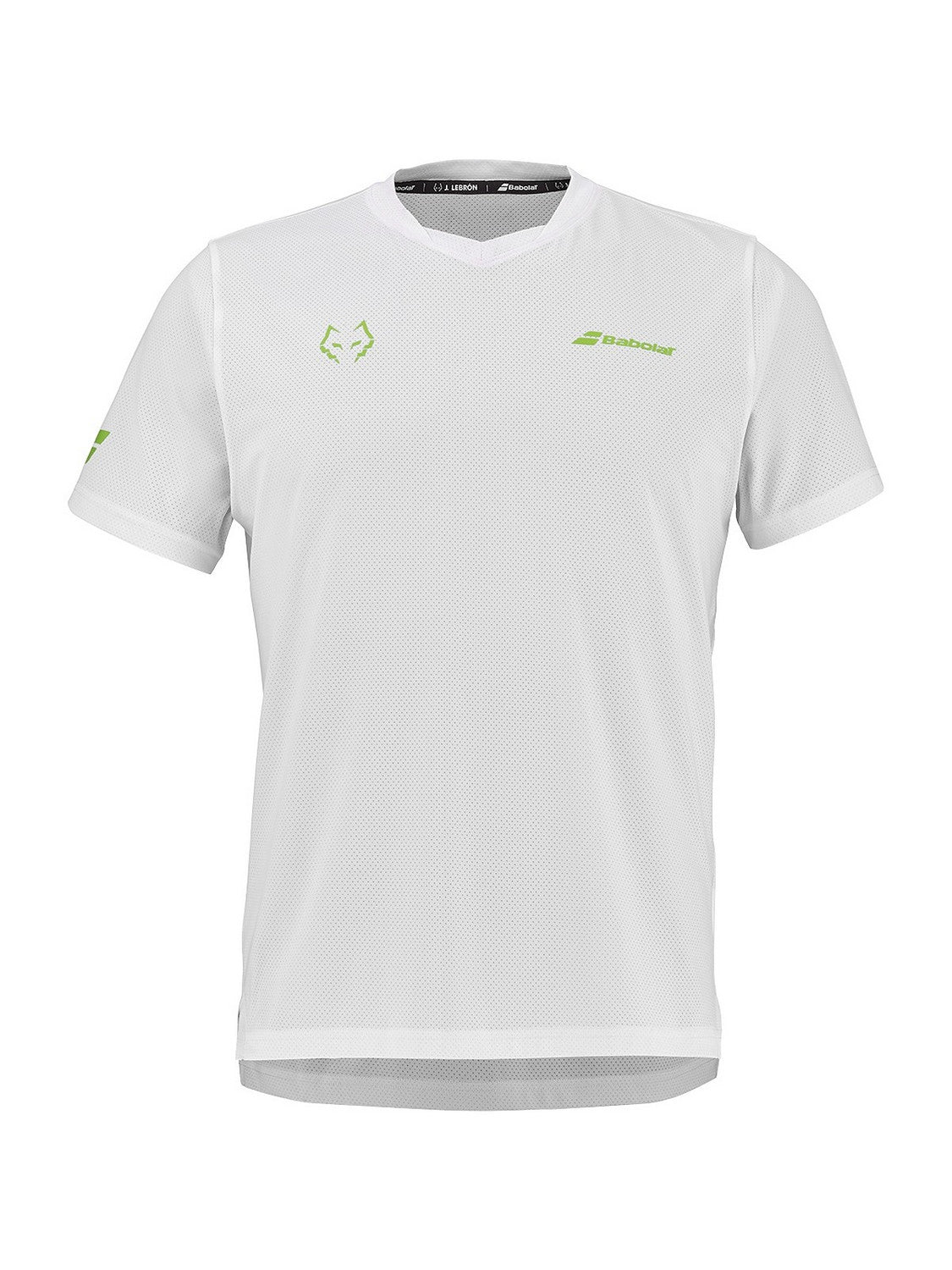 Babolat T-shirt Crew Neck Tee Juan Lebron - White