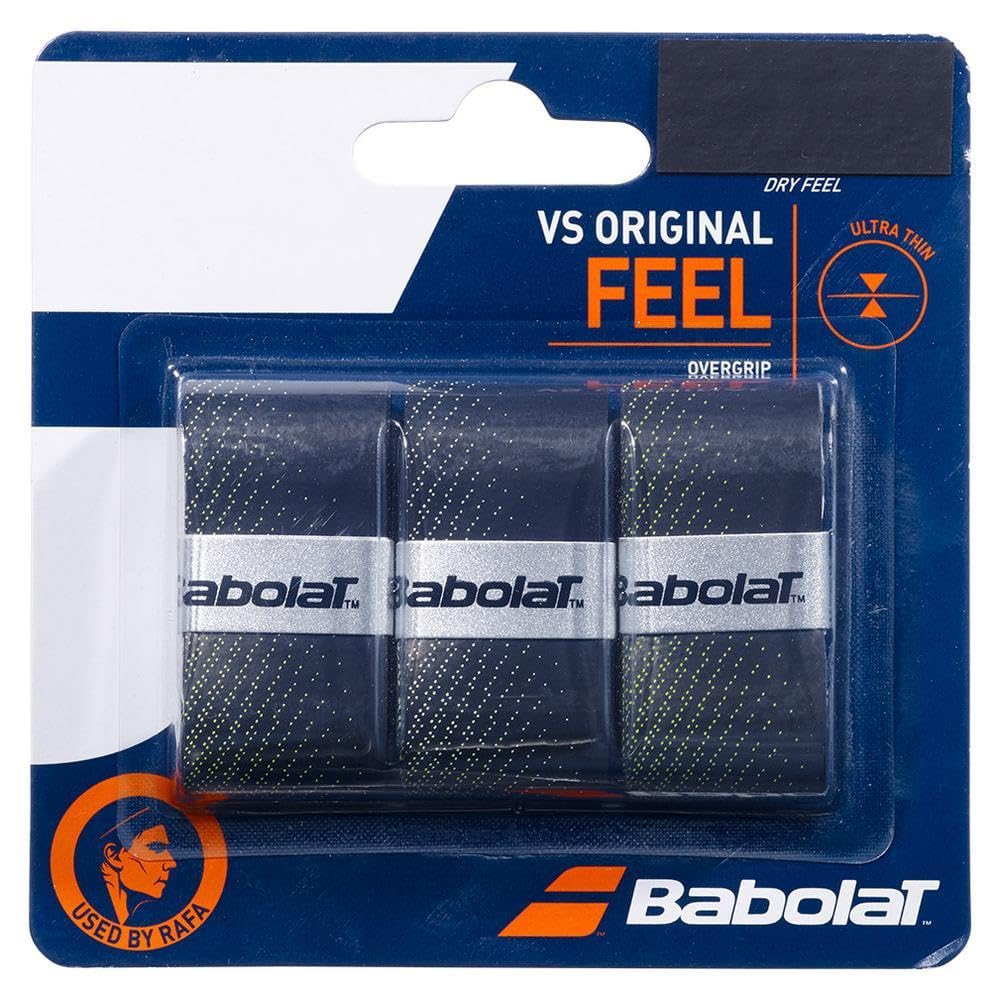 Babolat Overgrip VS Original X3 - Black/Yellow