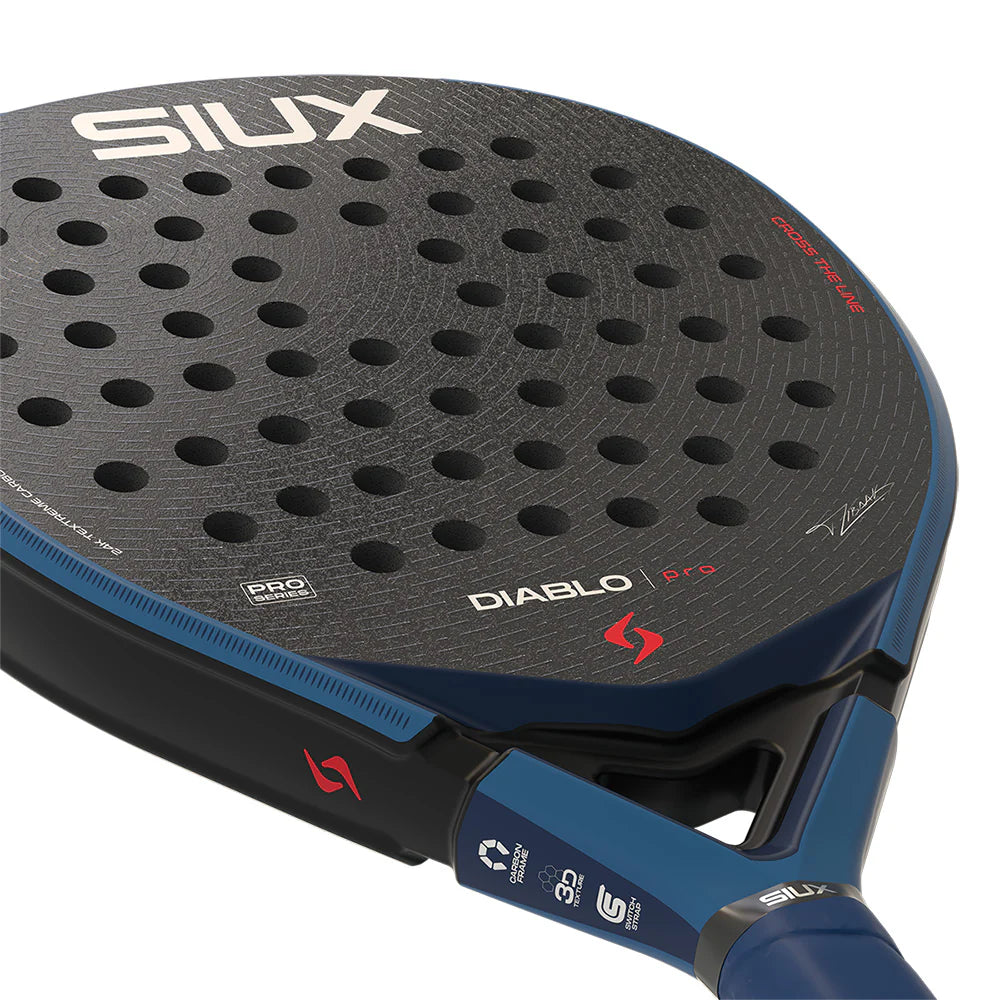 Siux Diablo Revolution Pro Night 2026 - Blue - Padel Racket