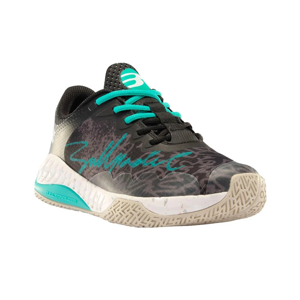 Bullpadel Shoes Ionic 24VI - Black / Turquoise