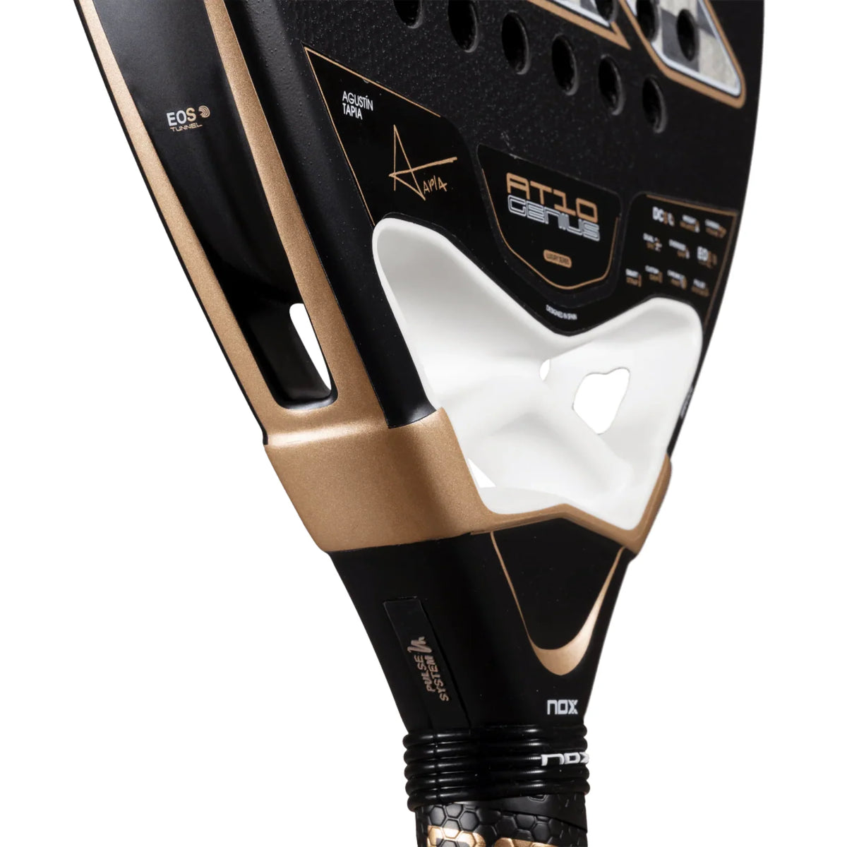 Nox AT10 Luxury Genius 18K Alum 2026 by Agustin Tapia - Padel Racket