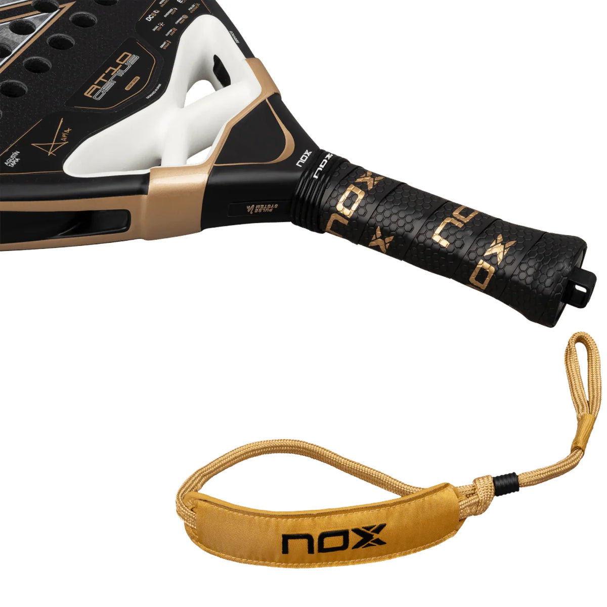 Nox AT10 Luxury Genius 18K Alum 2026 by Agustin Tapia - Padel Racket